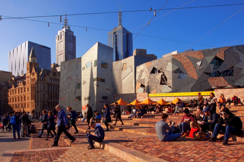 Federation Square East (Over Rail)